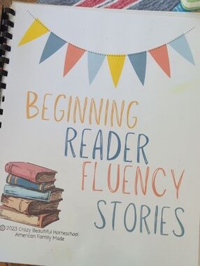 Beginning Reader Fluency Stories Workbook -